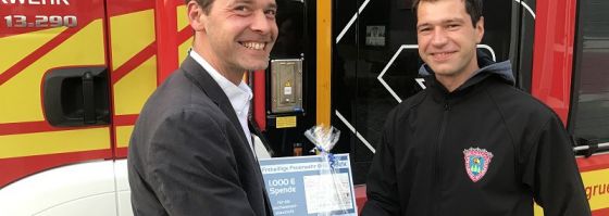 Fugmann Architekten GmbH spendet für Ausrüstung